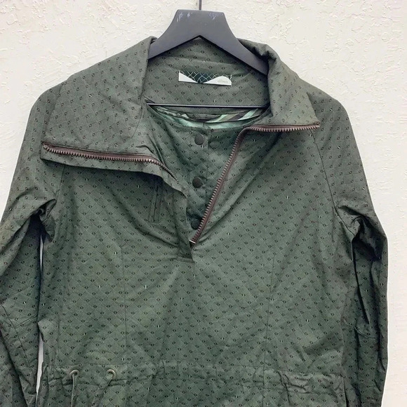 SKUNKFUNK  Ximena Green Windbreaker Jacket Size Large - Picture 2 of 9